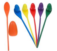 Gatuida 6pcs Wooden Balancing Game for Egg Spoon Game Sensory Training for Fun Outdoor Activity for Parties School Play