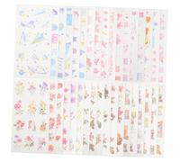 Gatuida 6sets Washi Tapes Scrapbooking DIY Crafts Planner Handbook Decorative Stickers for Journaling and Diary