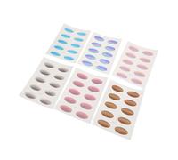 Gatuida 6sheets Eyeshadow Stickers Gradient Eye Shadow Makeup Stickers for Festival Party Cosplay Temporary Eye Makeup Decoration