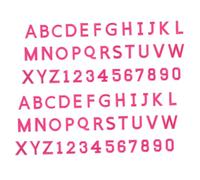 Gatuida 72pcs Polyester Embroidered Letter Patches A-z Alphabet Appliques for DIY Clothing Hats Bags Craft Accessories and Easy to Use