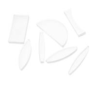 Gatuida 7Pcs Acrylic Optical Lens Set for Physics Experiments Convex Concave Lenses with Transparent Material Practical Science Teaching Tools for Middle School Optics and Light Refraction
