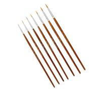 Gatuida 7pcs Nylon Fine Detail Paint Pen for Hand Drawing and Nail Art Professional Miniature Brush Pens for Watercolor Gouache Painting Smooth Stroke Precision Crafting Tools