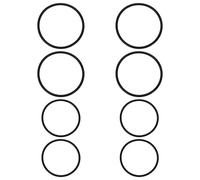 Gatuida 8 PACK Elastic Bike Mount Bands Kit Compatible with Quick Release Bicycle Mounts, Replacement Silicone Band, Cycling Road MTB Accessories