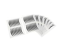 Gatuida 80pairs Black Eyeliner Stickers Adhesive Eye Line Strip Reusable Eyeliner Stencils for Eye Makeup Tool Accessories for Cat Makeup Look