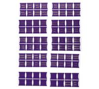Gatuida 80PCS Bible Tabs, PU Leather Paper Bible Study Journaling Purple