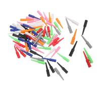 Gatuida 80pcs Cribbage Board Pegs Set with 8 Colors, Tapered Plastic Pins for Traditional Cribbage Game, Replacement Game Accessories for Family and Friends Playing