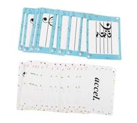 Gatuida 80pcs Music Music Education Tools Music Teaching Music Flashcards for Beginners Music Flashcards for Students Rhythm Practice Cards Flash Cards for Studying Paper