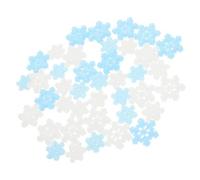Gatuida 80pcs Resin Charms Adorable Snowflakes Xmas Snowflakes Small Phone Case Charms for DIY Supplies for Christmas Tree Decorations