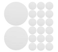 Gatuida 80pcs White Round Cardstock Paper Circles for Creative Projects and Scrapbooking, 6 Inch Thick 92lb 250 GSM Smooth Surface Circular Paper for DIY Crafts and Thank You Notes