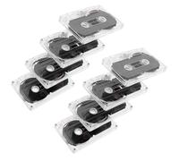 Gatuida 8Pcs 60-Minute Blank Audio Cassette Tapes for Music and Speech Recording, Portable Empty Cassette Tape Set Suitable for Interviews and Language Learning