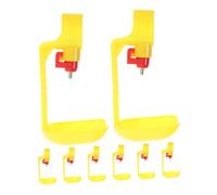 Gatuida 8Pcs Automatic Poultry Water Feeding Cups Durable Chicken Waterer Devices for Easy Installation Convenient Farm Water Dispenser for Busy Chickens