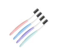 Gatuida 8Pcs Bamboo Charcoal Nano Toothbrush Soft Bristle Toothbrushes for Adults Ergonomic Design for Gentle Cleaning Random Color Packaging Essential for Oral Care Random Color