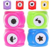Gatuida 8pcs Craft Hole Punch Shapes for DIY Scrapbooking Paper Puncher with Heart Umbrella Star Music Note Footprint Rose Sunflower Rabbit for Handmade Card Making