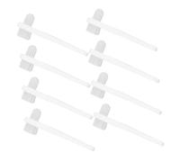 Gatuida 8pcs Double Sided Denture Cleaning Brush Portable Personal Cleaner for Full and Partial Dentures Compact Household Tool for Easy Care and Maintenance