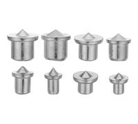 Gatuida 8pcs Dowel Pins Center With Precision Point - Drill Hole Marker Tool For Woodworking Drilling Tenon Center Transfer Plugs Hole Alignment