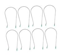 Gatuida 8pcs Electric Heated Hair Curler Clips U-shaped Replacement Pins for Hot Roller Accessories Lightweight Curling Clips for Versatile DIY Perm Hairstyles at Home