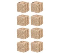 Gatuida 8PCS Farm Hay Stack Models 0.79" Faux Straw Bales Miniature Stackable Hay Figurines for Fall Miniatures Christmas Dollhouse Western Themed Party Decorations