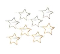 Gatuida 8pcs Five-star Hair Accessories Hair Barrettes Lightweight Comfortable Zinc Alloy Delicate Elegant Stylish Clips for Homecoming and Valentine's Day