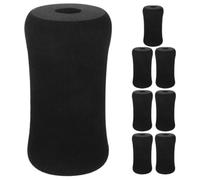 Gatuida 8pcs Foot Foam Pads Roller Pad Replacement Black Rubber Plastic Foam for Inversion Tables and Exercise Machines Home Gym Weightlifting Simple Installation
