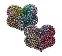 Gatuida 8pcs Gradient Heart Mini Hair Clips for Lightweight Rhinestone Barrettes for Bangs and Ponytails Use Cute Hair Accessories for Women