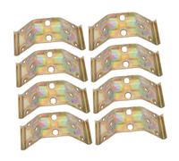 Gatuida 8pcs Heavy-Duty Iron Corner Support Brackets for Cabinets and Furniture Right Angle Corner Braces for Enhanced Stability and Long-Term Use in Countertop and Hanging Cabinet