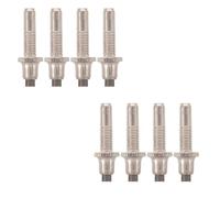 Gatuida 8pcs Hiking Pole Tips: Mountaineering Walking Stick Tip Replacement - Trekking Poles Parts For Mountain Trail Hiking And Outdoor Climbing