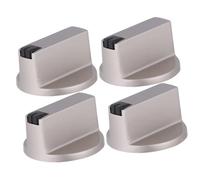 Gatuida 8pcs Metal Stove Knobs Replacement Direct Fit for Gas Hob Easy to Turn Safe Design