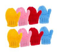 Gatuida 8Pcs Miniature Doll Gloves Knit Gloves for Dolls Versatile Fit Accessories for Holiday Crafts Doll Clothing for Creative Art Projects