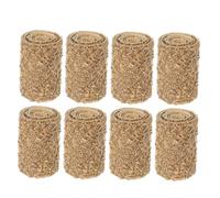 Gatuida 8pcs Miniature Faux Hay Bales Realistic Dollhouse Farm Accessories DIY Autumn Harvest Crafts for Cottagecore Decor and Micro Landscape