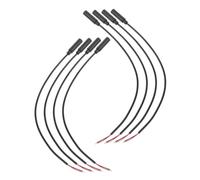 Gatuida 8Pcs Mono Female Audio Extension Cables Durable Tangle Design Speaker Cable Connectors Compatible with Headphones Microphones and Stereo Equipment