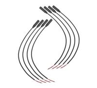 Gatuida 8Pcs Mono Female Audio Repair Cable Stable Signal Durable Tangle Headset Wire Compatible with Speaker Headphone Earphone for Home and Outdoor Use