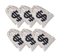 Gatuida 8pcs Pirate Theme Reusable Cloth Drawstring Bags Small Coins Pouch for Party Favors Jewelry Candy Storage and Packaging