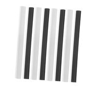 Gatuida 8Pcs Plastic Dustpan Replacement Edge Strips Soft Pressure Bar Protector for Cleaning Corners and Tight Spaces Plastic Dustpan Lip Strips for Indoor Use
