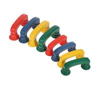 Gatuida 8pcs Realistic Simulation Handset for Boys and Girls Pretend Play Plastic Classroom Handset Props Enhances Emotional Communication and Develops Language Skills