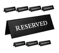 Gatuida 8PCS Reserved Seating Signs for Weddings Events Elegant Table Tent Signs for Guest Reservations for Restaurants Buffets for Guest Guidance