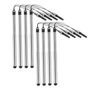 Gatuida 8pcs Retractable Stylus Pen for Touch Screens with Adjustable Design and Multidevice Compatibility, Small Lightweight Plastic and Metal Pen for Tablets and Phones