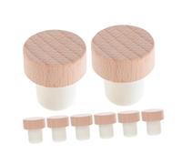 Gatuida 8pcs Shape Wine Cork Savers for Standard Bottles Reusable Stoppers with Airtight Seal Preserve Freshness and Prevent Air Exposure for and Special Occasions