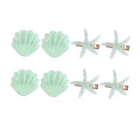 Gatuida 8Pcs Shell Hair Clips for Creative Headdress Party Hairpins Assorted Shell Barrettes for Daily Wear Festivals for Various Hairstyles for