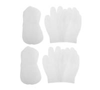 Gatuida 8pcs Silicone Foot Care Socks for Women Moisturizing Gel Spa Socks with Adaptive Elastic Fit for Dry Cracked Feet Gentle Exfoliation Reusable for Soft Skin and Beach Protection