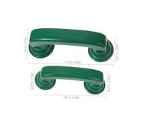 Gatuida 8Pcs Simulation Plastic Handset for Roleplay Safe Design Enhances Social Skills and Interactive Communication Includes Small and Large Handsets in Red Yellow Blue Green for