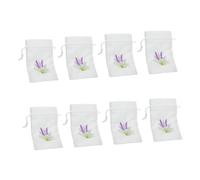 Gatuida 8pcs Small Lavender Sachet Bags with Drawstring Empty Pouches for DIY Crafts and Wedding Party Supplies Compact Storage for Dried Flowers Jewelry and Aromatherapy