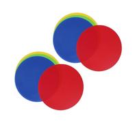 Gatuida 8pcs Sports Landmark Mat Basketball Training Discs Sports Speed Agility Dots Flat Cones Markers Agility Dots Floor Markers Floor Spots Flat Training Pvc