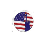 Gatuida 8Pcs Statue of Liberty Pin American Flag Brooches Durable Enamel Lapel Pins Lightweight Patriotic Accessories for July Independence Day Memorial Day Celebrations