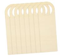 Gatuida 8Pcs Unfinished Wood Door Hangers DIY Sign Board Craft Smooth Surface Creative Door Notice Signs for Home Cafe Bar Club Decoration
