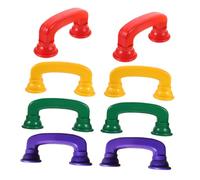 Gatuida 8Pcs Whisper Phones for Lightweight Educational Hearing Tube with Rounded Edges Bright Plastic Design for Reading and Speech Therapy Play
