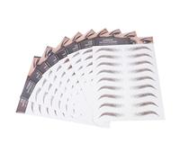 Gatuida 9 Sheets False Eyebrow Stickers Easy to Apply Temporary Brow Transfer for Natural Look for Sparse Over Plucked Eyebrows and Reusable
