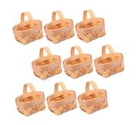 Gatuida 9pcs Handwoven Mini Baskets Portable Woven Candy Holders for Wedding Party Family Gatherings Christmas Halloween Food Storage