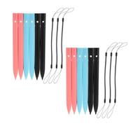 Gatuida 9pcs Stylus Pen for Touch Screen Tablets and Writing Pads, Fine Tip Plastic Stylus Pens with Lanyard, Compact Design with Unlimited Erasing and Rewriting for Home Study