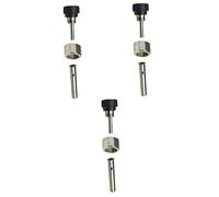 Gatuida 9sets Stainless Steel Sleeve Soldering Station Hand Shank Welding Parts Hand Nut Powerful Soldering Guns Plumbers Solder Hot Air Irons Kit