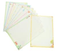 Gatuida A4 Printer Paper: 50pcs Computer Printing Paper 50 Sheets with Decorative Border for DIY Projects Copy Drawing and Office Use